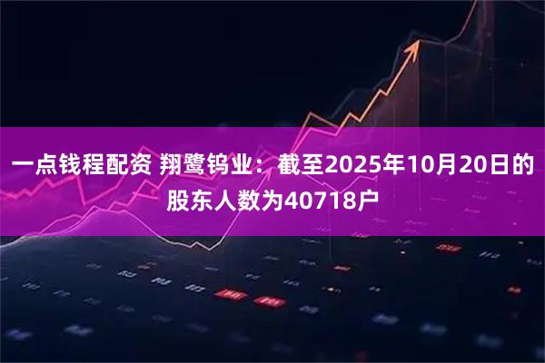 一点钱程配资 翔鹭钨业：截至2025年10月20日的股东人数为40718户