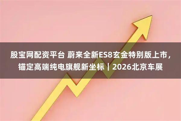 股宝网配资平台 蔚来全新ES8玄金特别版上市，锚定高端纯电旗舰新坐标｜2026北京车展